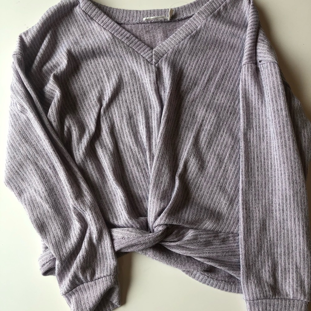 Lavender lush sweater. Size L